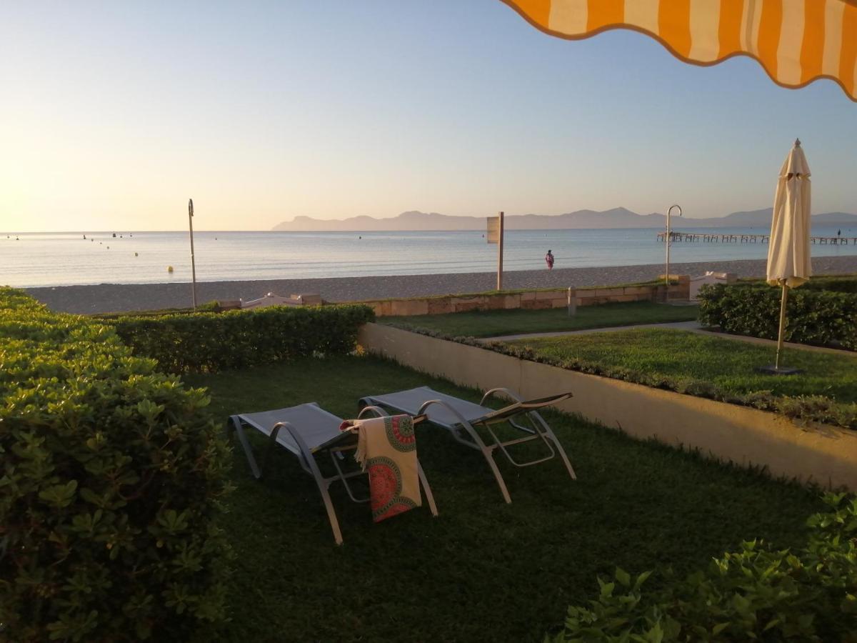Апартаменты Apt Playa De Muro Ca N Ines - 1ª Linea De Playa Порто де Алькудиа Экстерьер фото